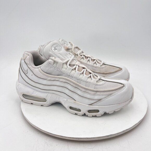 Nike Air Max 95 Men Size 9.5 CT1268 100 Essential White Grey Fog Training Shoes - Picture 5 of 16